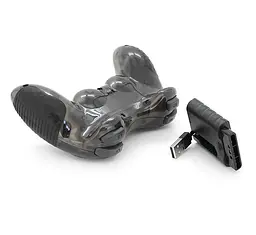Геймпад бездротовий джойстик Voltronic HJ041B PC/PS3/Android/Android TV Black - мініатюра 5