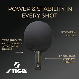 Ракетка для настільного тенісу Stiga Trinity V2 3 Star FL (1213-1208-35) - мініатюра 9