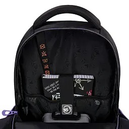 Рюкзак шкільний YES TS-48 Purple Hearts 45х31x15 см Чорно-фіолетовий (559923) - мініатюра 6