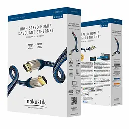 Кабель Inakustik HDMI v.2.0a Premium High Speed ​​HDMI Cable with Ethernet 2.0 m - мініатюра 2