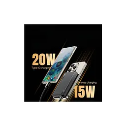 Батарея універсальна Essager 10000mAh Shining magnetic 20W PD QC/3.0 (EDY1W-SY0G-Z) - мініатюра 10
