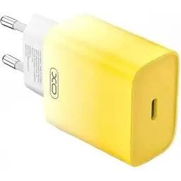 Зарядний пристрій XO CE18 fasr charger Type-C PD/QC 30W Yellow - мініатюра 2