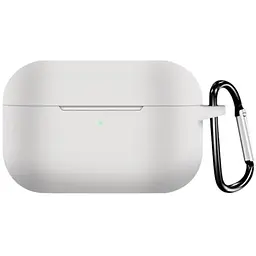 Чохол-накладка DK Apple AirPods Pro | Silicone Candy Friendly з карабіном (white)