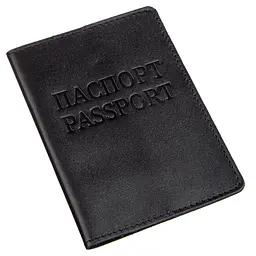 Шкіряна обкладинка на паспорт SHVIGEL 9,5х13 см acs0015788