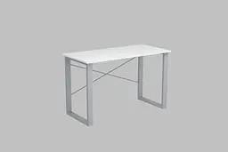 Письмовий стіл Ferrum-decor Драйв 750x1000x700 Сірий метал ДСП Біле 16 мм (FRD-103157) - мініатюра 6