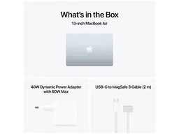 Ноутбук Apple MacBook Air 13,6 2026 M5 10 core GPU 24GB 1TB Sky Blue (MDHK4) - мініатюра 5