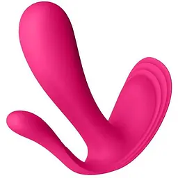 Подвійний смарт-вібратор у трусики Satisfyer Top Secret+ Рожевий - мініатюра 4