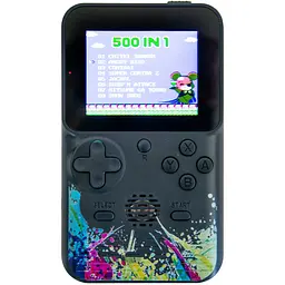 Ретро приставка ігрова 500 ігр з дротовими джойстиками 8 біт Handheld Game Boy G620 AV-підключення