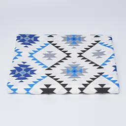 Простирадло Moon&Star Blue Mosaic Бязь Gold Люкс 200х220 см (MS-860000123) - мініатюра 2