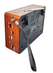 Радіоприймач на акумуляторі Everton RT-306 FM/AM/SW/Bluetooth/USB з ліхтариком (1756375712) - мініатюра 6
