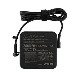Блок живлення для ноутбука Asus 19V, 4.74A, 90W, 4.0x1.35мм, L-подібний роз'єм, black, квадратний, для Asus Zenbook UX32 (без кабеля!) - мініатюра 3