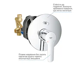Змішувач для ванни Grohe QuickFix Start 23558002, Хром - мініатюра 7