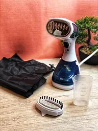 Відпарювач ручний для одягу Glamouric Steamer Df-019 пароочисник для речей та штор 1100 Вт Білий - мініатюра 5