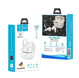 Bluetooth-гарнітура SkyDolphin TWS SL26 White (SDBTE-000189) - мініатюра 2