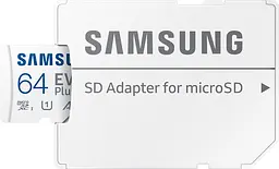 Карта пам'яті Samsung microSDXC EVO Plus 64GB UHS-I U1 V10 A1 + SD Adapter (MB-MC64KA) [83222] - мініатюра 5