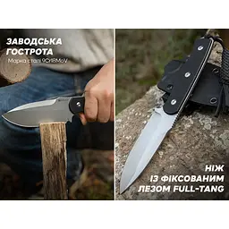Ніж з фіксованим лезом Sencut Toxodon S24036-1 чорний - мініатюра 10
