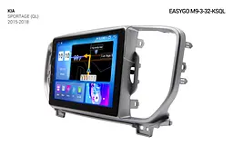 Штатна автомагнітола EasyGo M9-3-32-KSQL KIA Sportage (QL) 2015-2018 - мініатюра 3