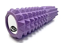 Масажний ролик Grid Roller 45 см v.2.2 Фіолетовий EasyFit fit0024967 - мініатюра 3