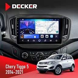 Штатна магнітола Chery Tiggo 5 2016-2021 Decker D10-006 4x64, 4G Decker (НФ-00009474)