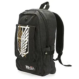 Рюкзак Атака титанів Attack on Titan LOCO rucksack АТ 22.05 чорний - мініатюра 5