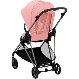 Коляска Cybex Melio Hibiscus Red з бампером рожева (522002655) - мініатюра 2