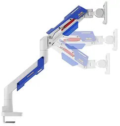 Кронштейн GamePro OfficePro MAG701WBL White Blue MAG701WBL - мініатюра 3
