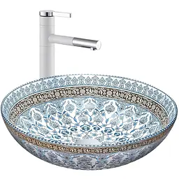 Умивальник Rea Arte blue накладний REA-U0267, Чорний