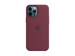 Чохол Apple Silicone Case for iPhone 12 Pro Max HQ Plum