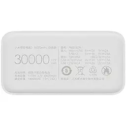Портативна батарея Xiaomi Mi 3 30000 mAh Quick Charge White (PB3018ZM) (VXN4307CN) - мініатюра 4