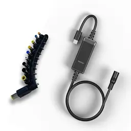 Кабель живлення USB-C to DC 100W universal black techno (UC-100W) - мініатюра 2