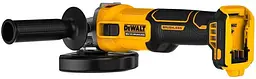 DeWALT Шліфмашина кутова акумуляторна DeWALT XR Li-lon 18В 125мм 9000об/хв 1.61кг без АКБ та ЗП - мініатюра 4