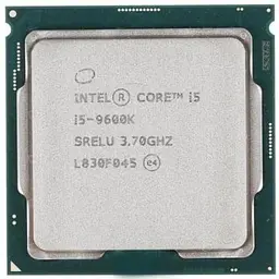 Процессор Intel Core i5 9600K (CM8068403874405) (Socket 1151 v2, 6T, 4.6 ГГц, Tray) Б/у