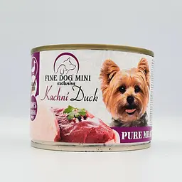 Вологий корм для собак Fine Dog Mini Duck з качкою 200 г 339