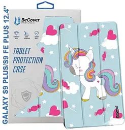 Чохол до планшета BeCover Smart Case Samsung Tab S9 Plus (SM-X810/SM-X816)/S9 FE Plus (SM-X610/SM-X616) 12.4" Unicorn (710385)