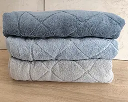 Набір турецьких махрових рушників Cestepe MicroCotton Premium 3 штуки 70x140 Eva 1 щільність 600 г/м2 - мініатюра 3