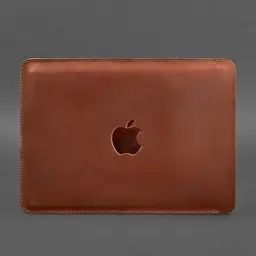 Шкіряний чохол BlankNote для MacBook 15-16 Світло-коричневий - мініатюра 3