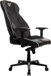 Геймерське крісло GT Racer чорне з білим (X-8007 Black/White) - мініатюра 5