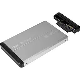 Зовнішня кишеня PowerPlant HDD 2.5` to USB 3.0 Silver (HC380015) [118482] - мініатюра 3