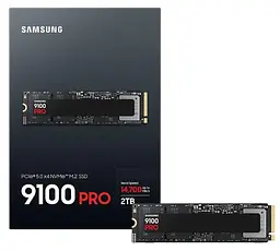 Накопичувач SSD Samsung m.2 NVMe 2TB 9100 Pro Pascal TLC 14700/13400MB/s PCIe 5.0 (MZ-VAP2T0BW) - мініатюра 4