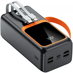 УМБ Aspiring 40000mAh Light 40 22,5W PD 4xUSB-A,USB-C In/Out, Lightning,with USB-C/Lightning cables - мініатюра 3