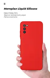 Чехол ArmorStandart ICON для Samsung A03s Camera cover Red (ARM64528) - мініатюра 7
