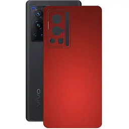 Захисна плівка StatusSKIN для Vivo X70 Pro Корпус Вініл червона матова