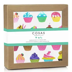 Пелюшка багаторазова Cosas непромокаюча Cakes 70х120 см, рожева
