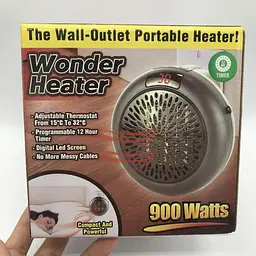 Потужний портативний обігрівач тепловентилятор дуйка Wonder Heater 900W - мініатюра 7