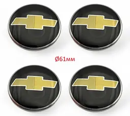 Ковпак колеса Chevrolet (комплект 4 шт) Ø61 мм 96452311 - мініатюра 2