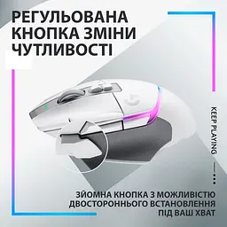 Бездротова миша Logitech G502 X Plus Wireless White (910-006171) - мініатюра 6
