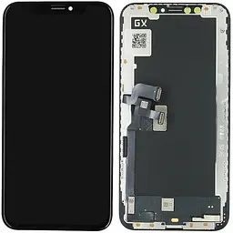 Дисплей iPhone XS чорний, OLED Hard, GX
