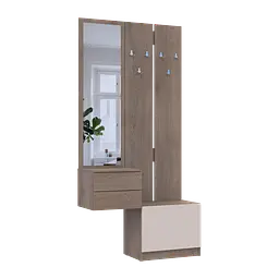 Передпокій Doros Сола 2+3 Канноло/Кашемір ДСП / дзеркало 105х40х215 (42005234) - мініатюра 10