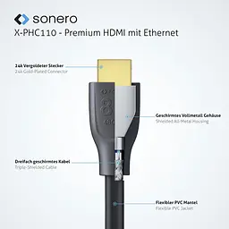 Високошвидкісний кабель PureLink HDMI 2.1 8K X-PHC110-020 2 м - мініатюра 4