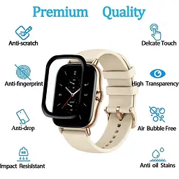 Захисна плівка Tamister для смартгодинника Amazfit Bip 3 / 3Pro з рамкою 1 шт. - мініатюра 5